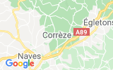 Carte Corrèze (19)